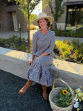 Indy Gingham Ruffle Dress