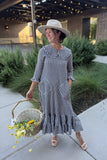 Indy Gingham Ruffle Dress