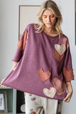 Patchwork Heart Mix Top