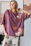 Patchwork Heart Mix Top