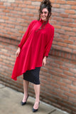 Pencil Skirt - Small Black Dot