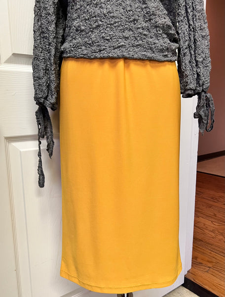 Pencil Skirt Mustard Zadie B s Fashions